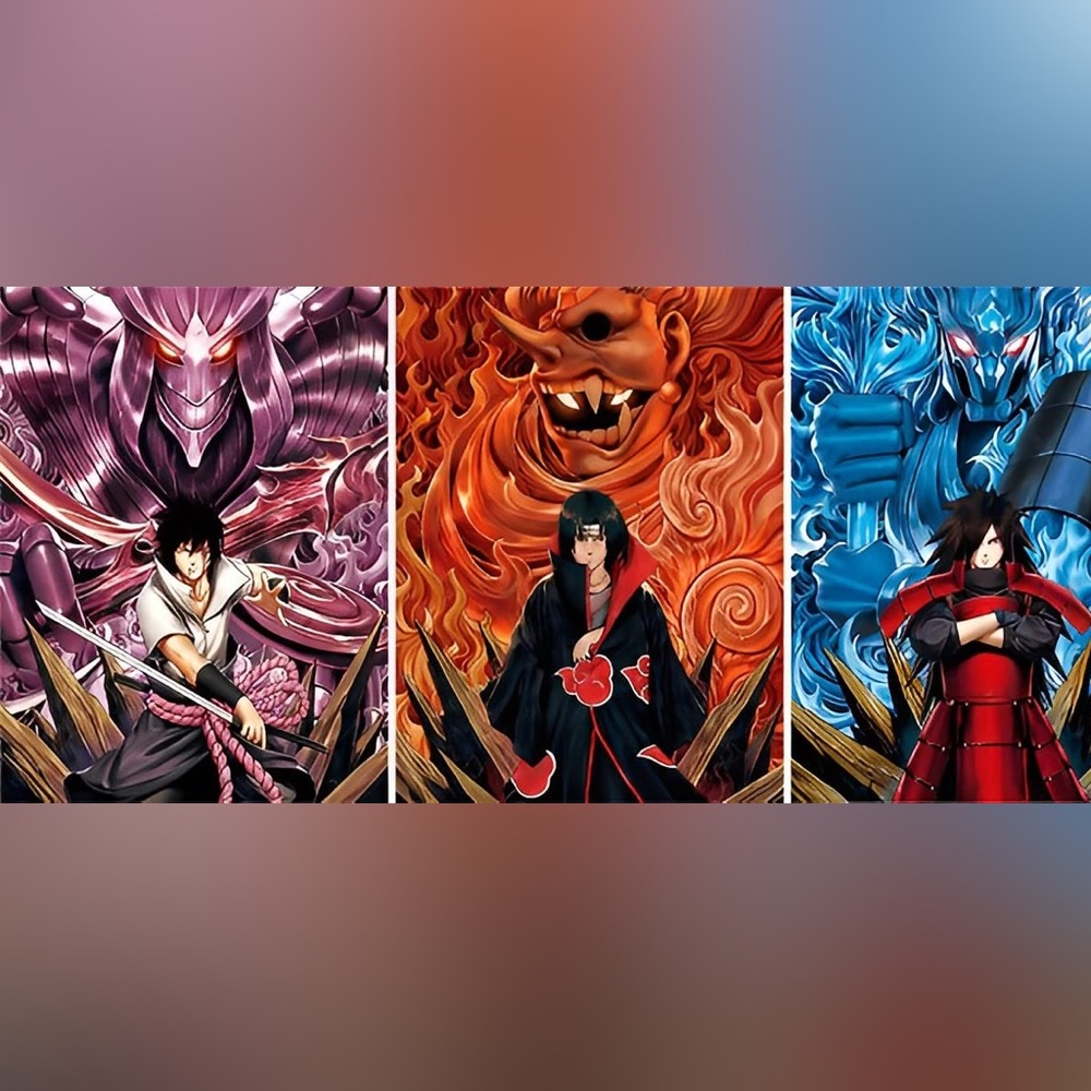 Uchiha Manga series 3D ANIME FAN POSTER CHANGING EFFECT